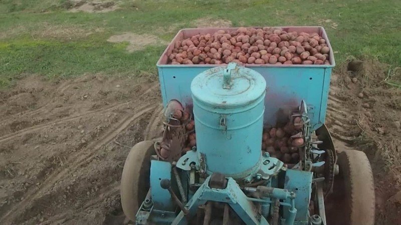 Сажалка картофеля мини трактор уралец