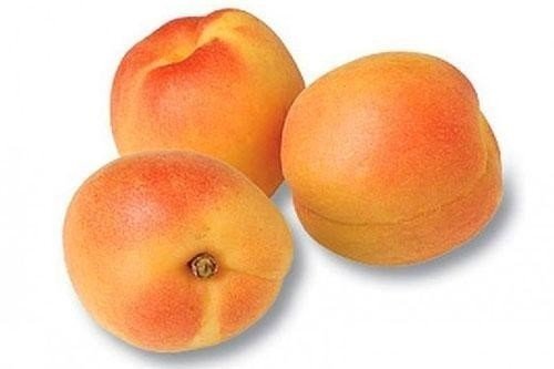 Персик и абрикос на белом фоне