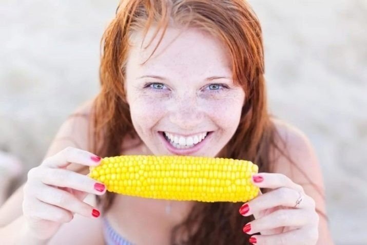 Женщина с кукурузой