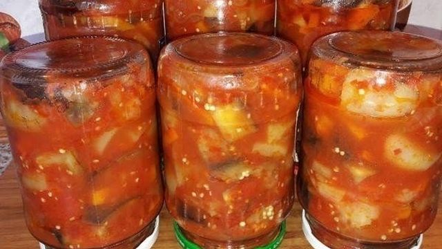 Как приготовить салат «десяточка» из баклажанов, вкусные рецепты на зиму и сроки хранения заготовок