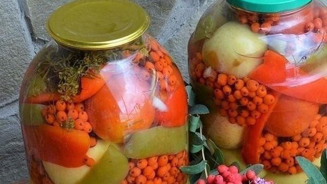 ТОП 2 рецепта маринования помидоров с черной и красной рябиной на зиму