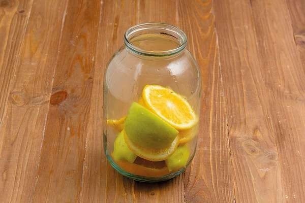 Березовый сок с апельсином и лимоном
